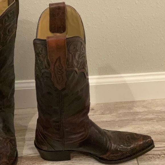 Stetson Tooled Boots - Picture 4 of 7